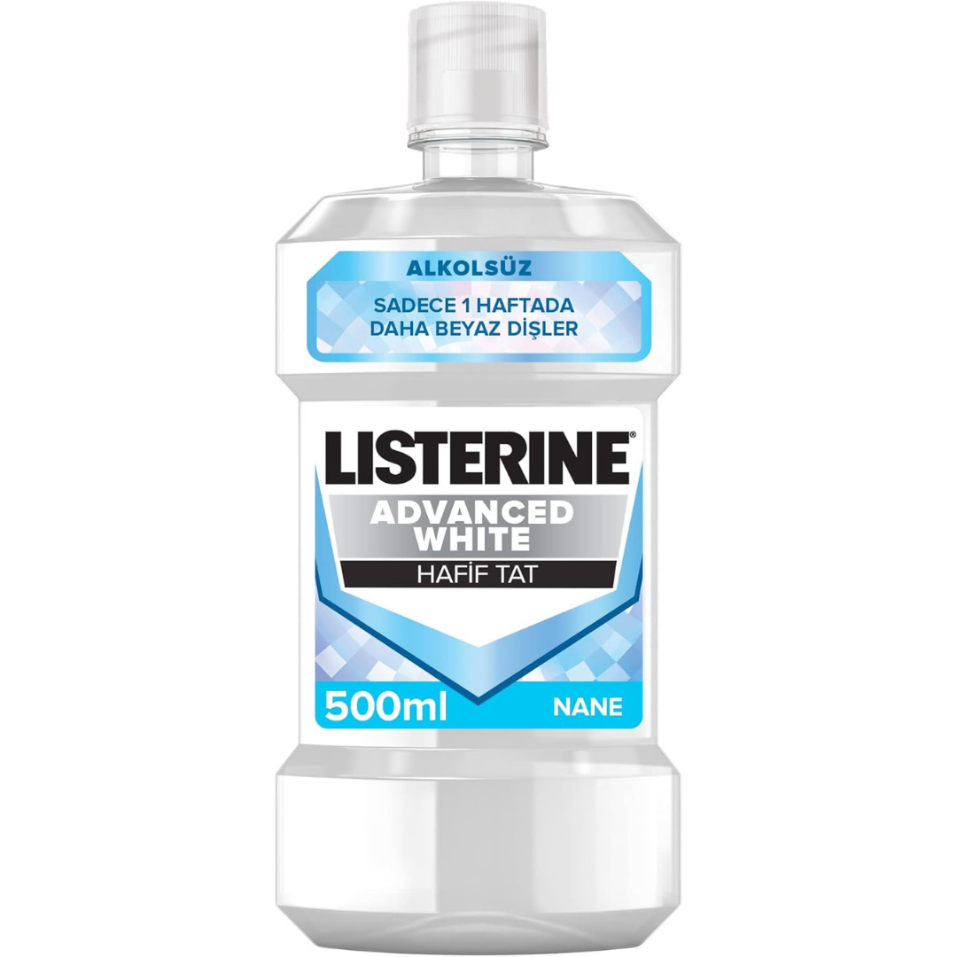 Listerine Ağız Bakım Suyu 500ml. Advanced