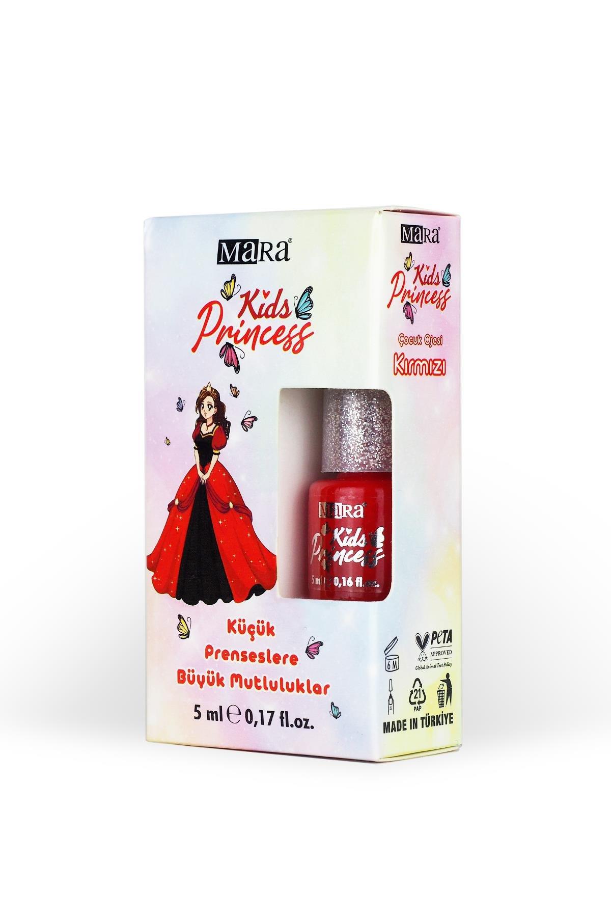 Mara Kıds Prıncess Çocuk Oje 5Ml. Kırmızı