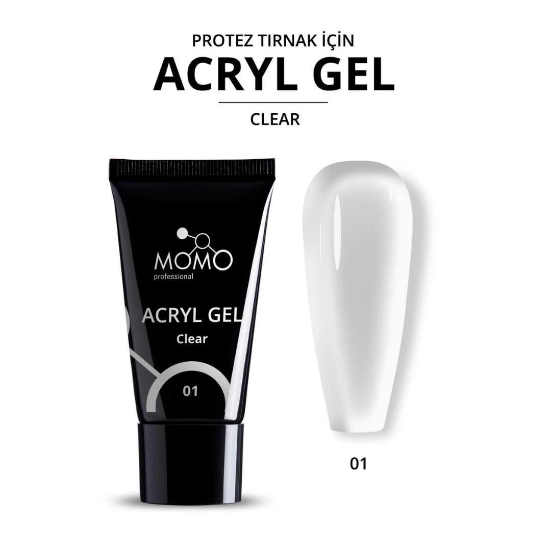 MOMO ACRYL GEL 30gr. No.01 CLEAR