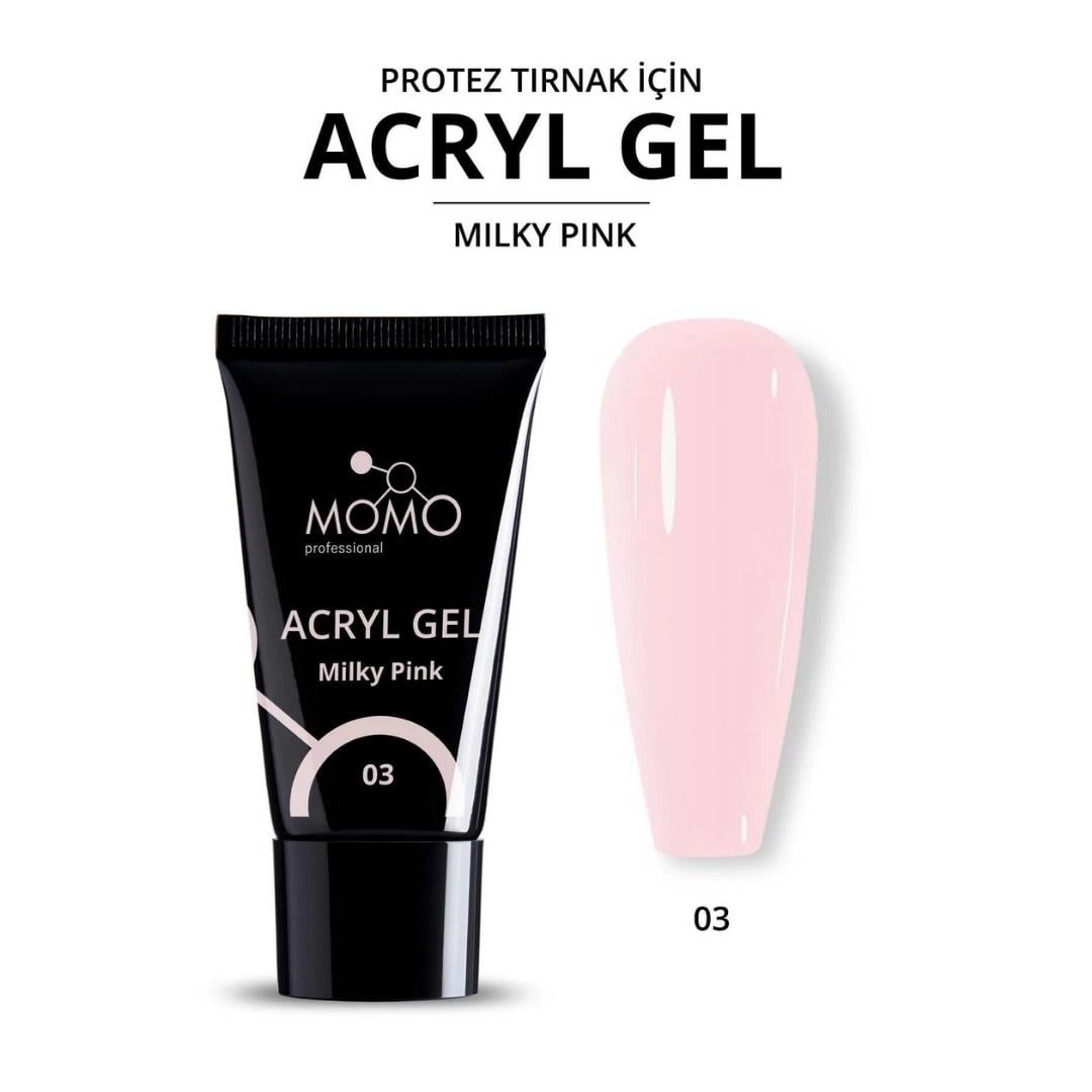 MOMO ACRYL GEL 30gr. No.03 MILKY PINK