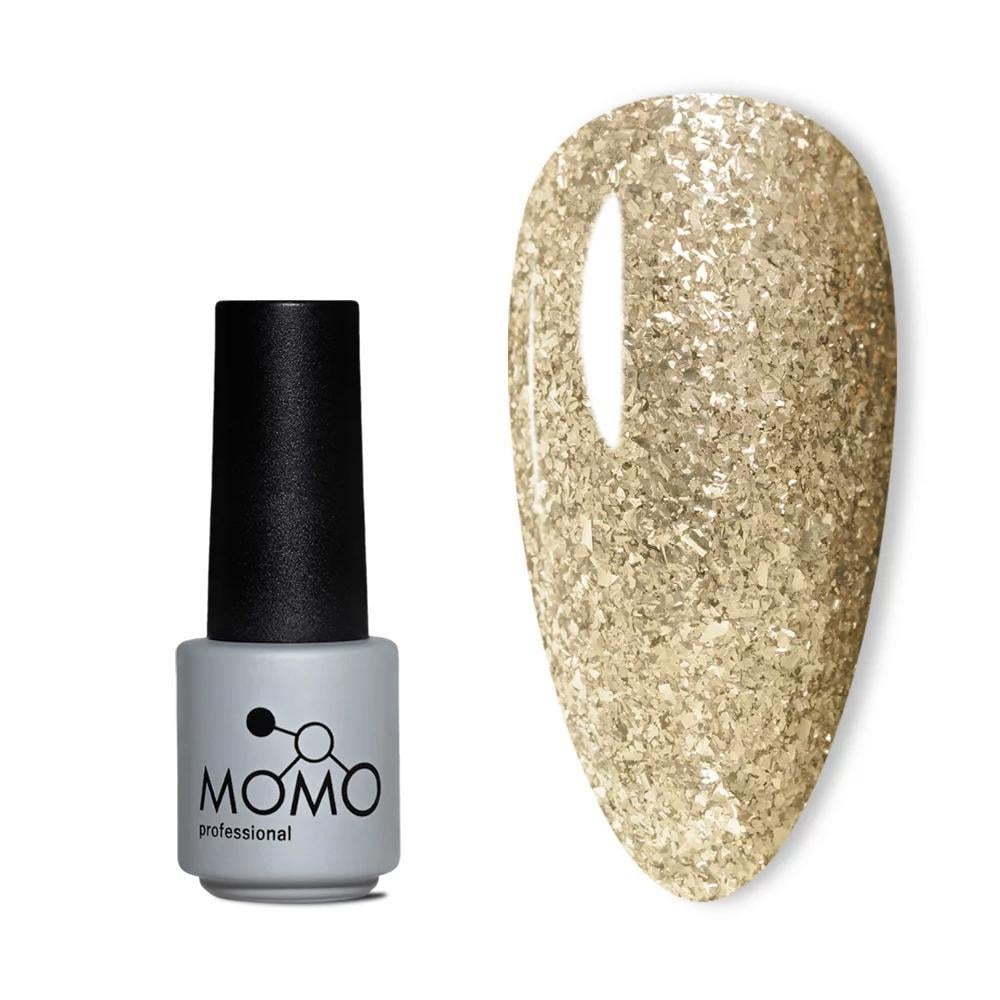 MOMO GLITTER SERİ G002 4ml. YOĞUN ALTIN PARILTILI