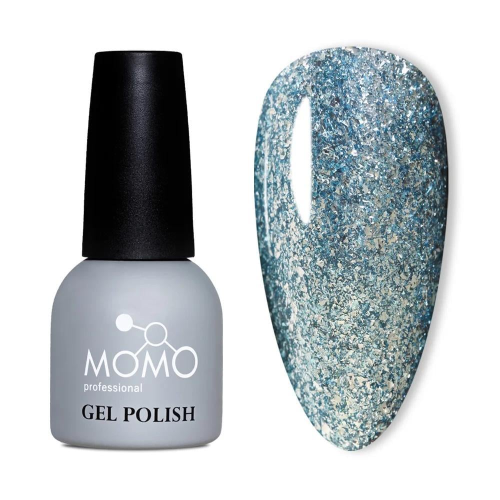 MOMO GLITTER SERİ G005 14ml. YOĞUN GÜMÜŞ TURKUAZ