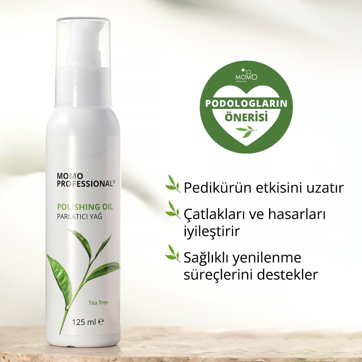 Momo Polishing Oil 125ml. Tea Tree