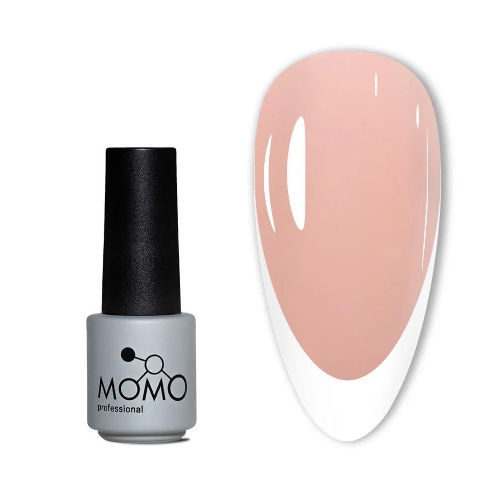 MOMO RUBBER FRENCH BASE COAT F005 4ml. PUDRA PEMBE