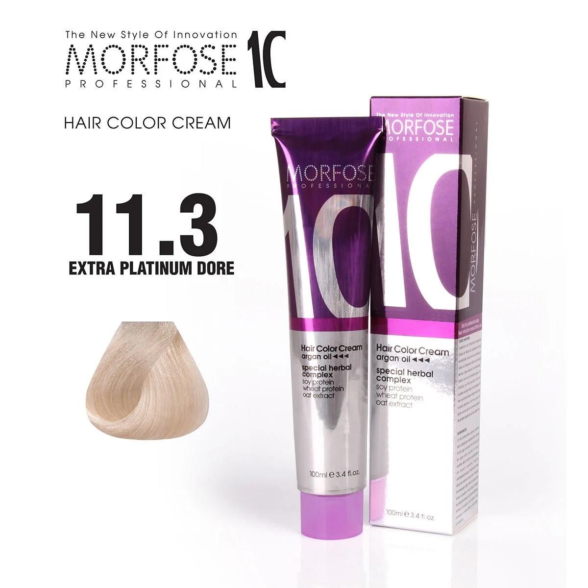 Morfose 10 Saç Boyası 11.3 Extra Platin Dore 100ml