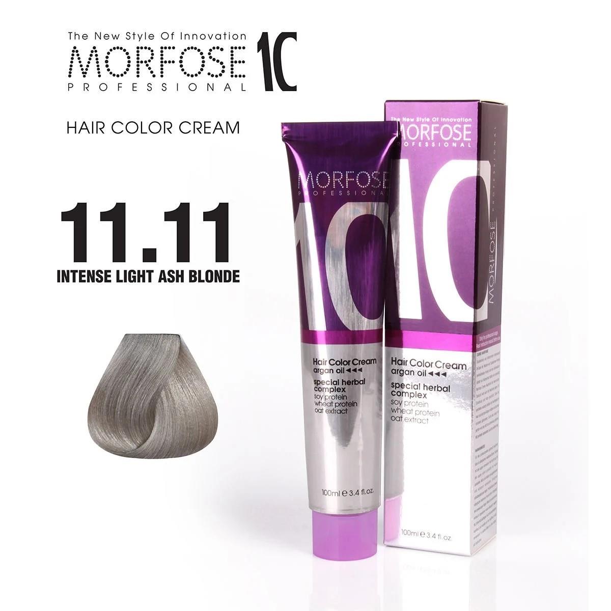 Morfose 10 Saç Boyası 11.11 Küllü Açık Sarı 100ml.