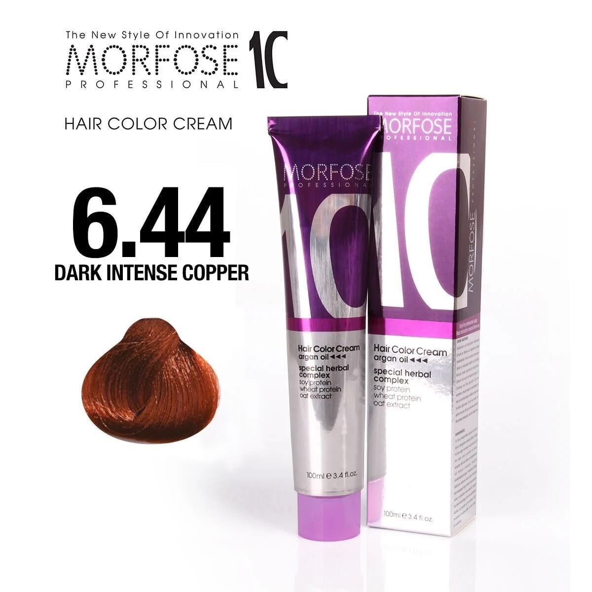 Morfose 10 Saç Boyası 6.44 Koyu Youn Bakır 100ml.