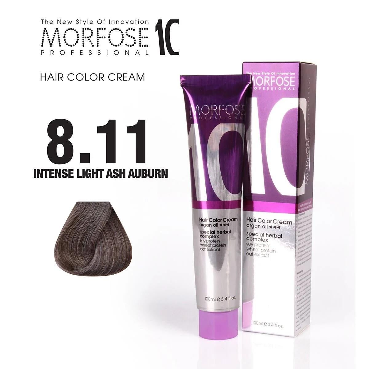 Morfose 10 Saç Boyası 8.11 Açık Küllü Kumral 100ml