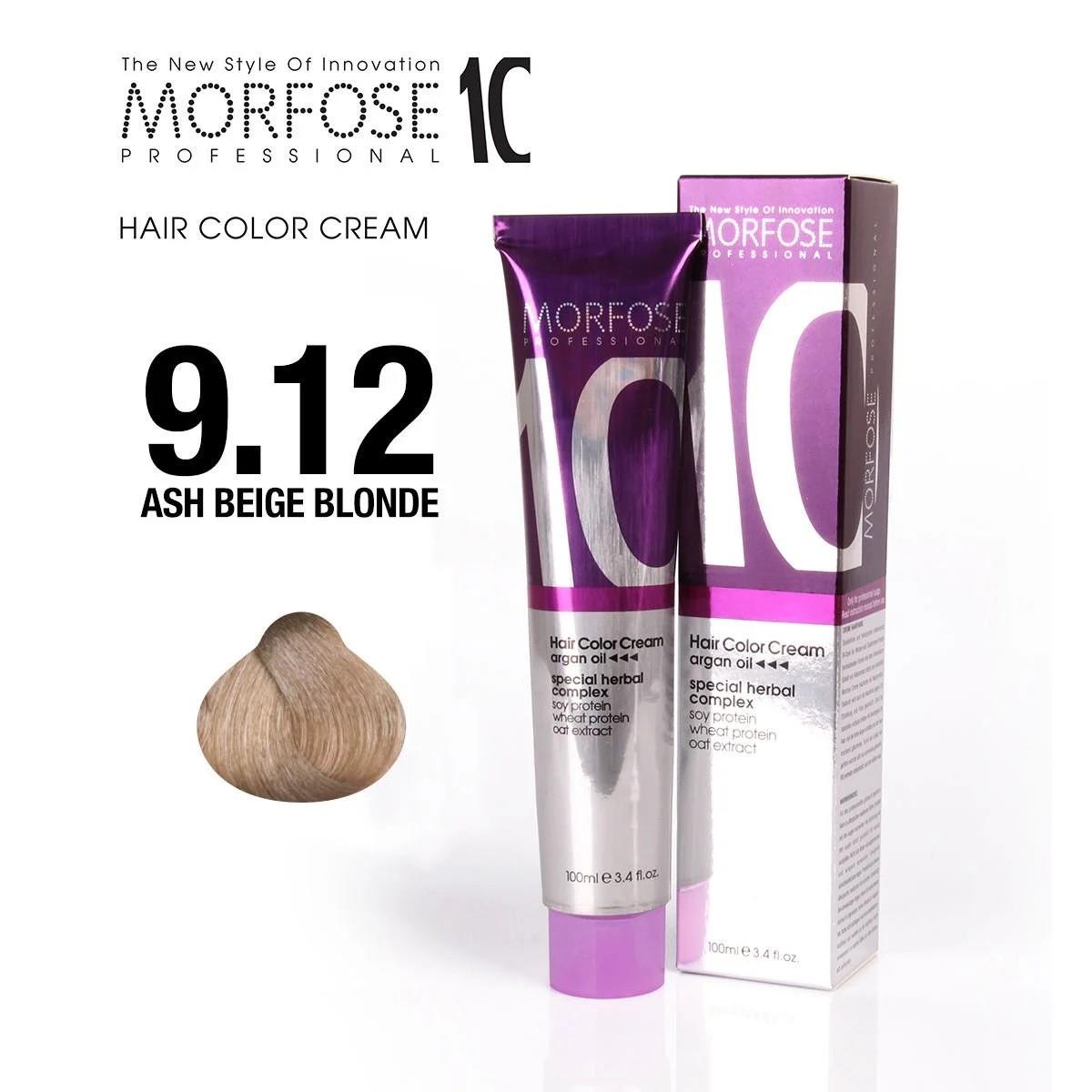 Morfose 10 Saç Boyası 9.12 Sarı Küllü İrize 100ml.