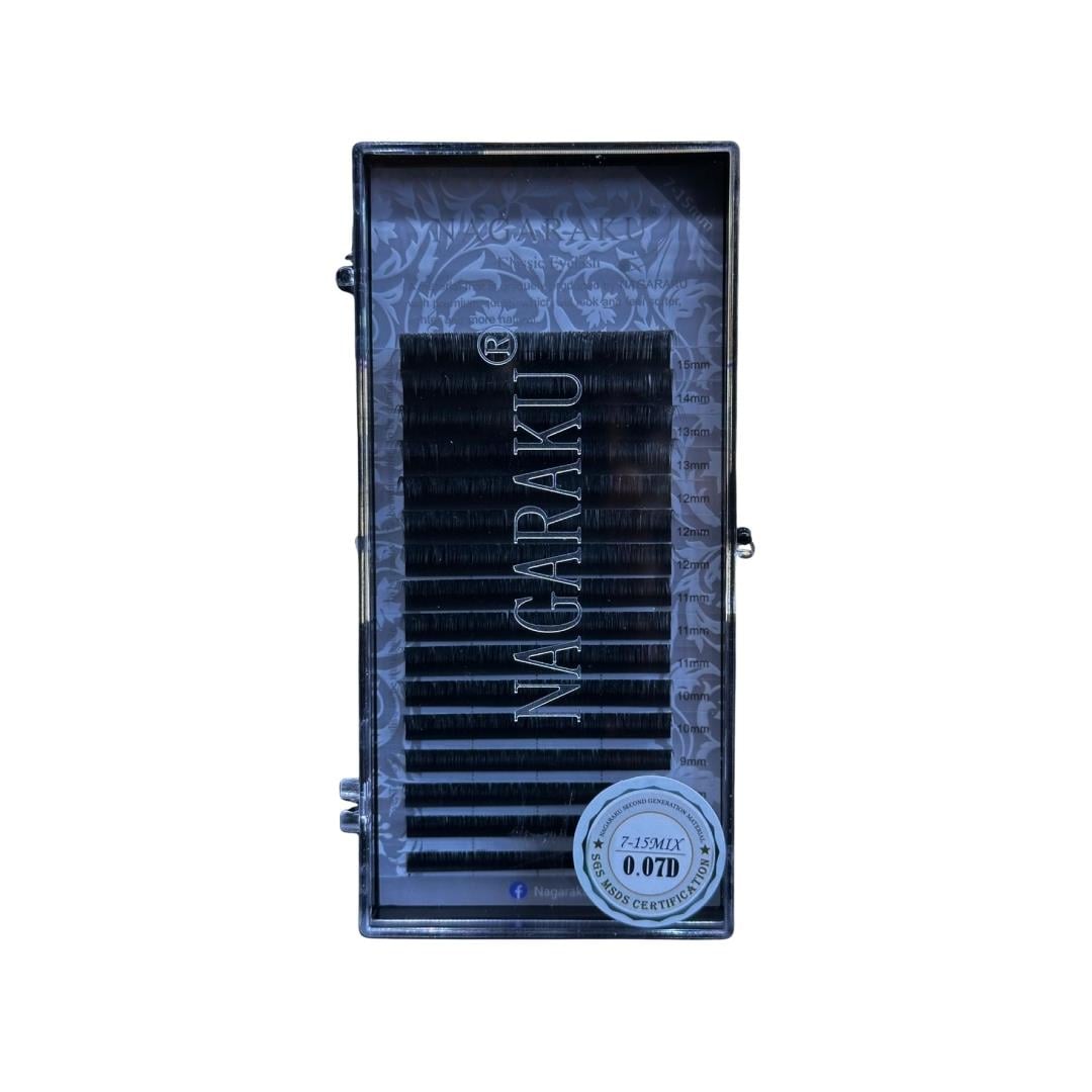 Nagaraku İpek Kirpik 0.07D 7-15 Mix WD014