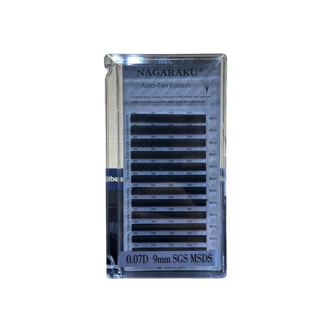 Nagaraku İpek Kirpik 0.07D 9mm SGS MSDS LJ012