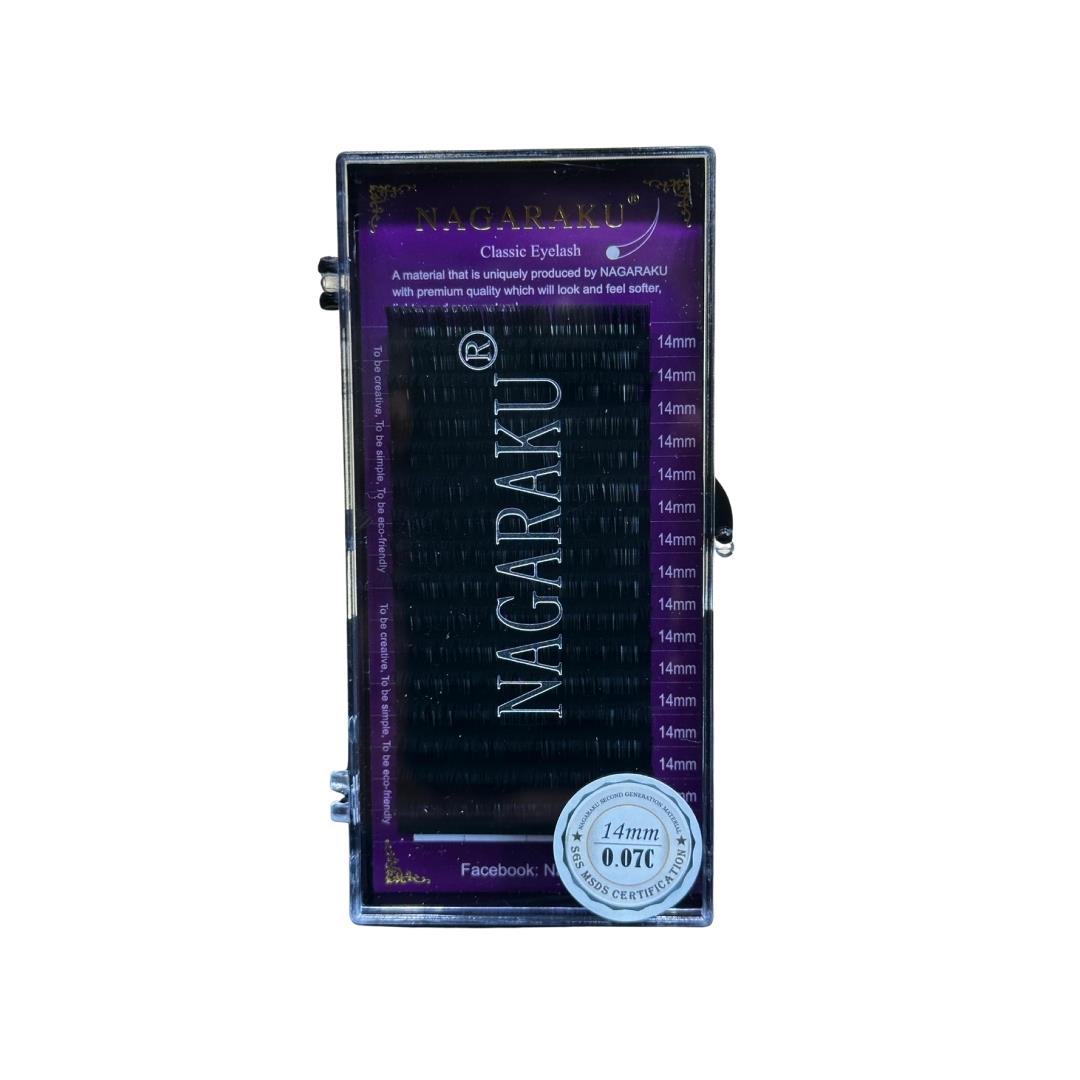 Nagaraku İpek Kirpik 14mm 0.07C WD001