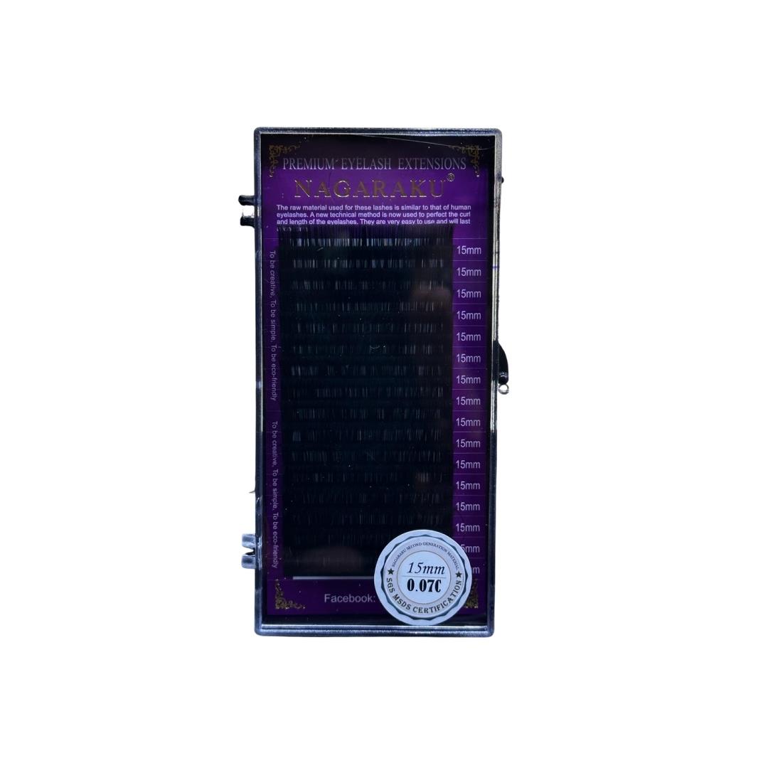 Nagaraku İpek Kirpik 15mm 0.07C 7808