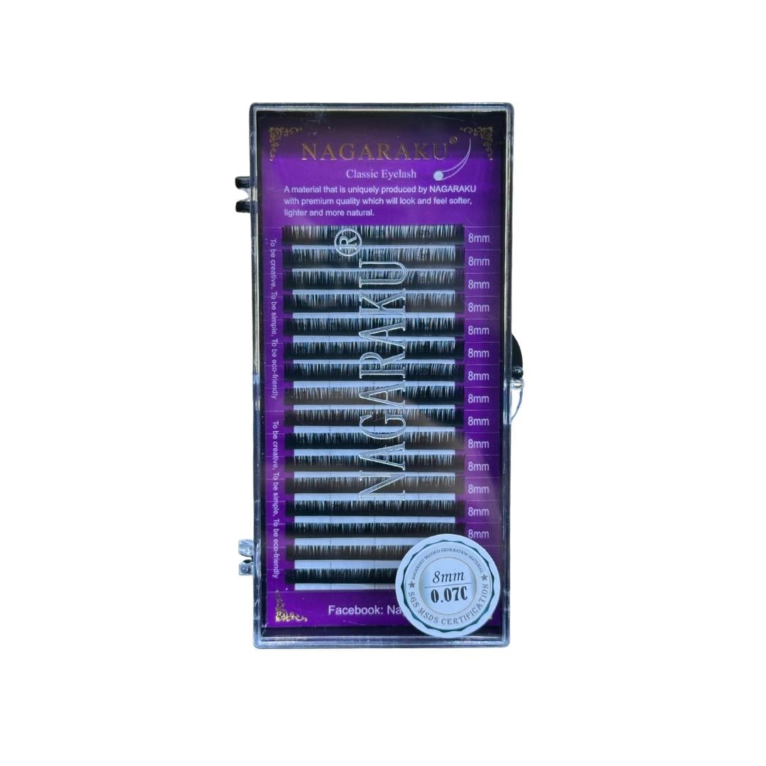 Nagaraku İpek Kirpik 8mm 0.07C WD008