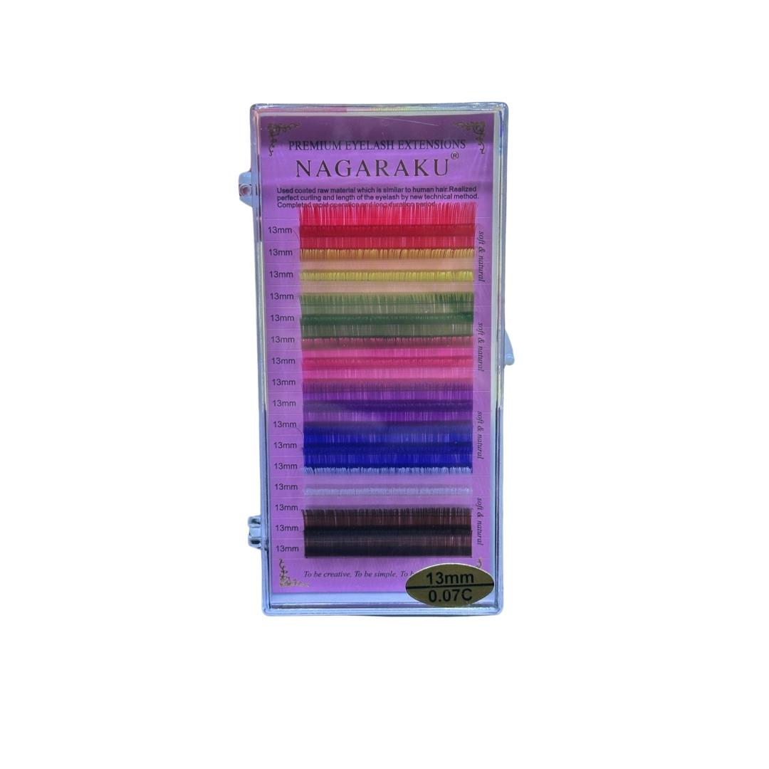 Nagaraku Renkli Kirpik 13mm 0.07C 7716