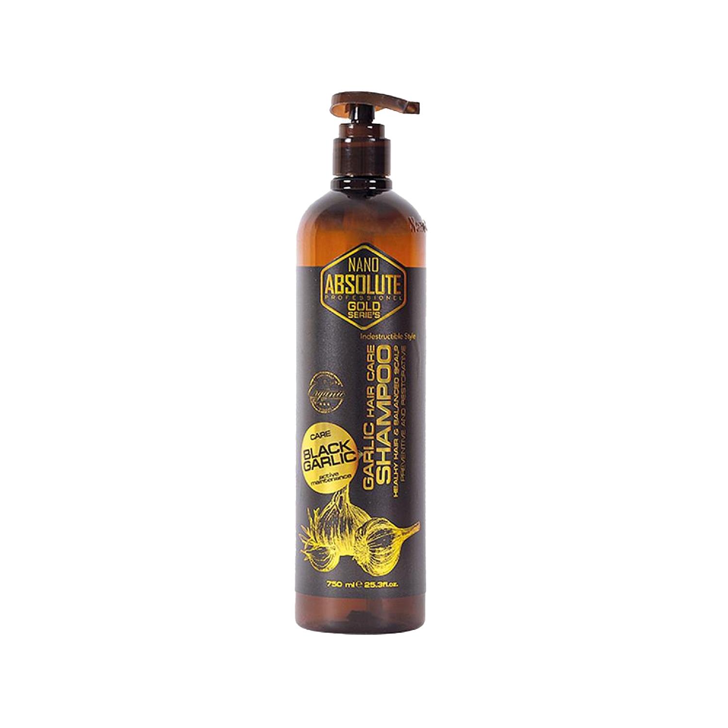 NANO ABSOLUTE ŞAMPUAN 750 ML. SİYAH SARIMSAK