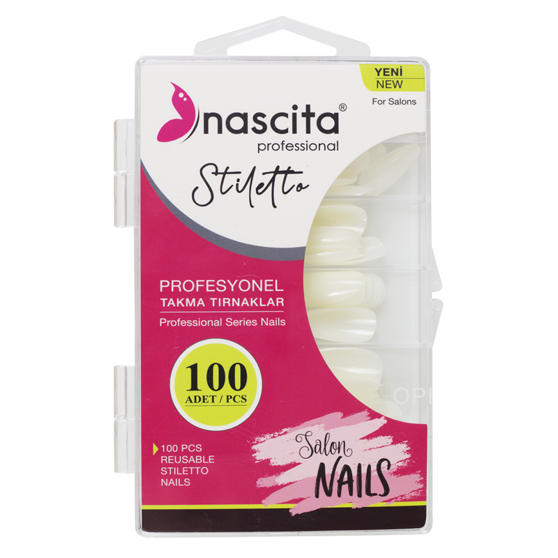 Nascita 100'Lü Kutulu Takma Tırnak Stiletto 164