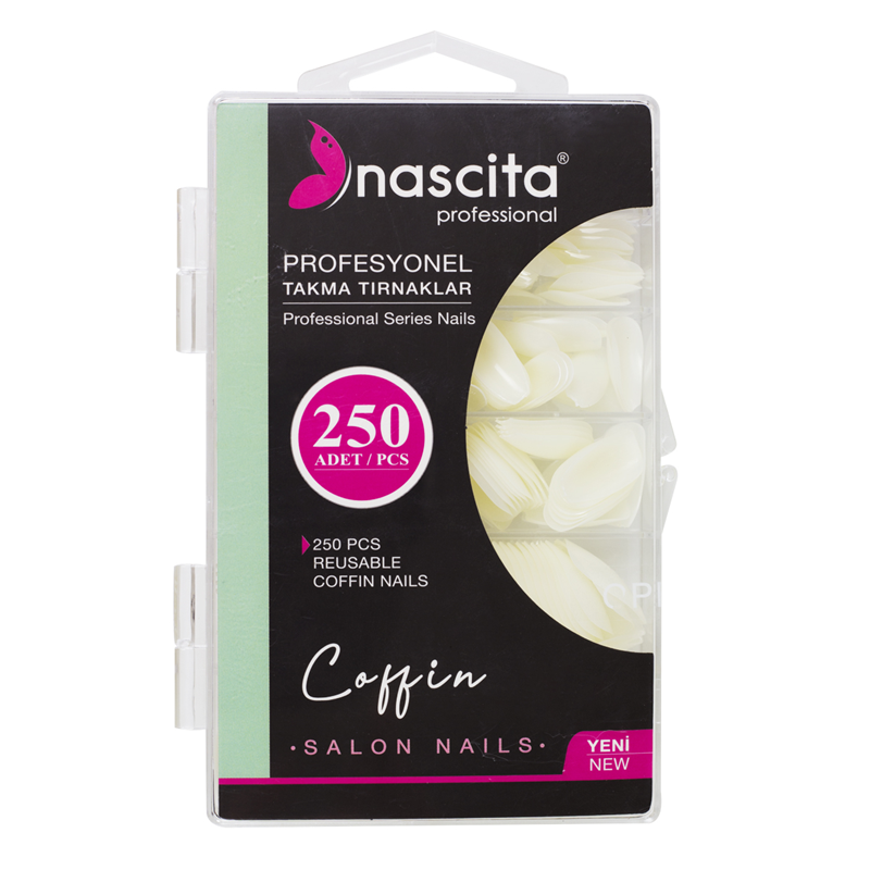 Nascıta 250'Li Kutulu Takma Tırnak Coffın