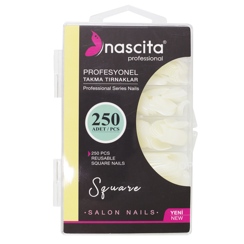 Nascıta 250'Li Kutulu Takma Tırnak Square