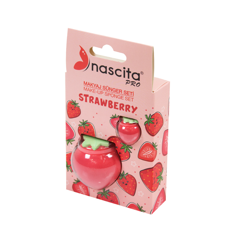 Nascıta Çilek Makyaj Süngeri 0107