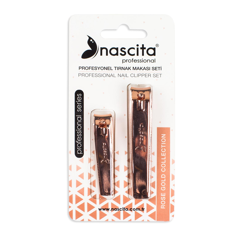 Nascıta İkili Bronz Tırnak Makası Seti