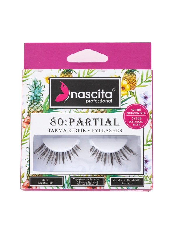 Nascıta Parçalı Kirpik (%100 Gerçek Kıl) 080