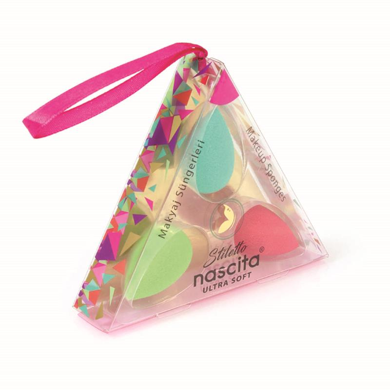 Nascıta Stıletto 3'Lü Mini Sünger-Ultra Soft