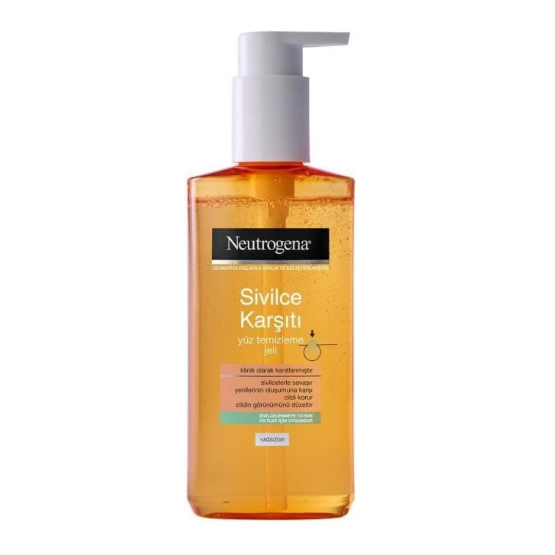 Neutrogena Yüz Temizleme Jeli 200ml. Yağlanma Karş