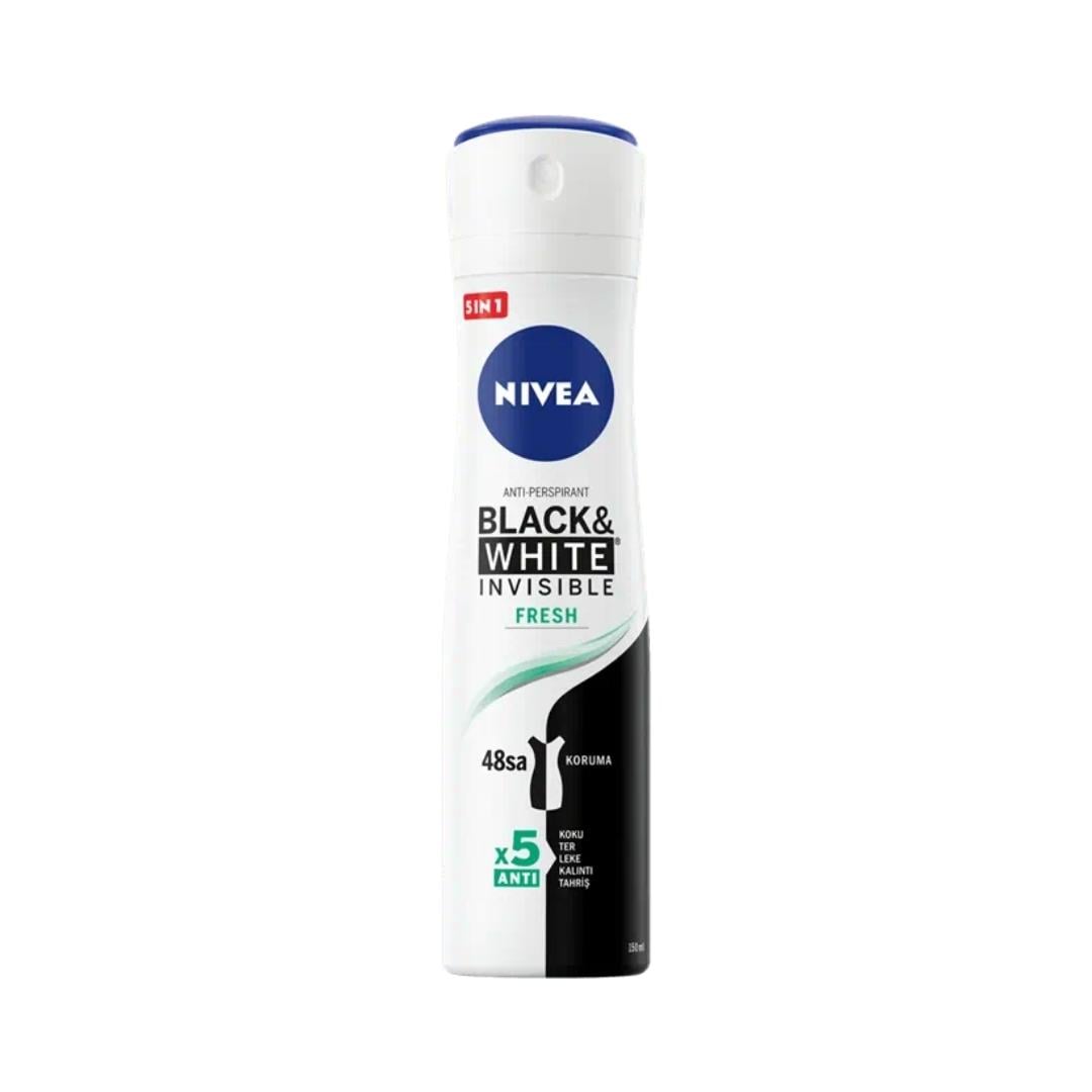 Nivea Deodorant 150ml. B&W Invisible Fresh 88674