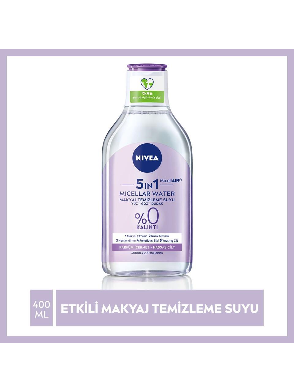 Nivea Makyaj Temizleme Suyu 400ml. Hassas 89259