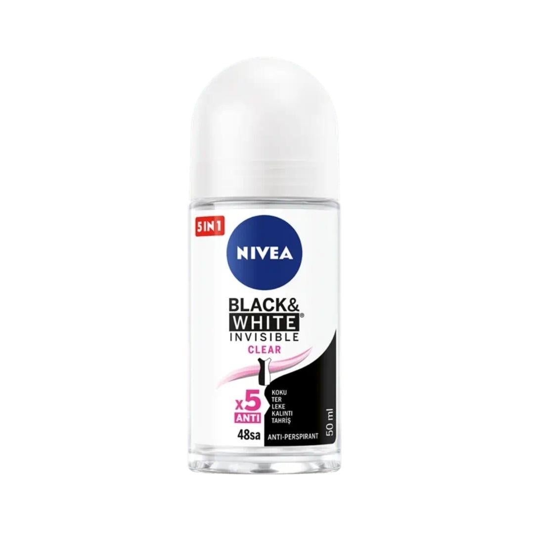 Nivea Roll-On 50ml. B&W Invisible Clear 82240