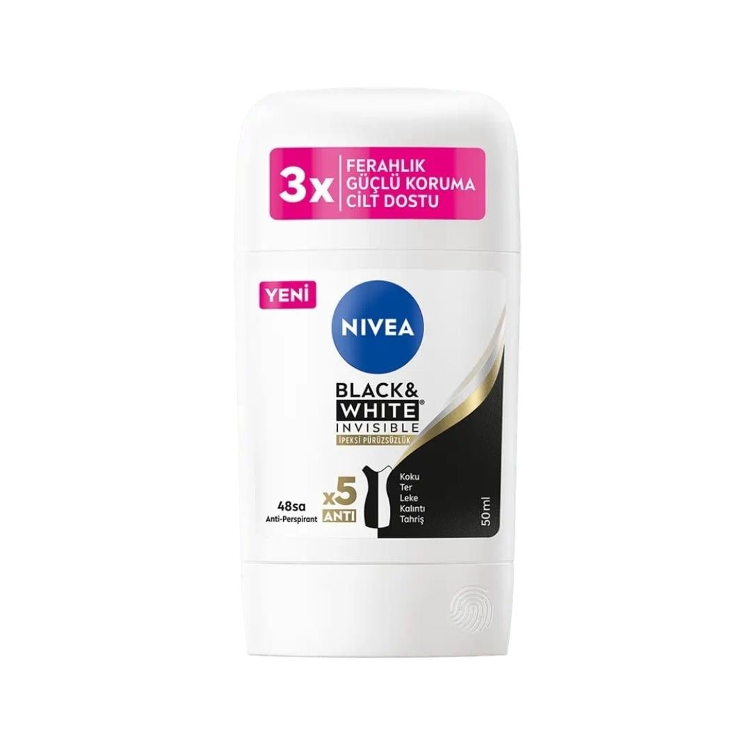 Nivea Stick 50ml. B&W İpeksi Pürüzsüzlük 84166