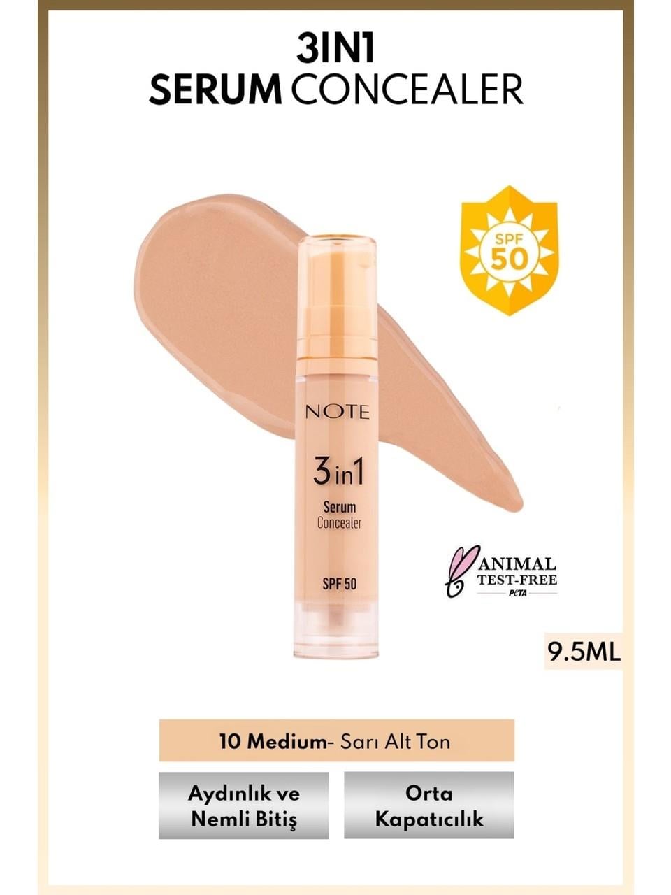 Note 3in1 Serum Concealer 10