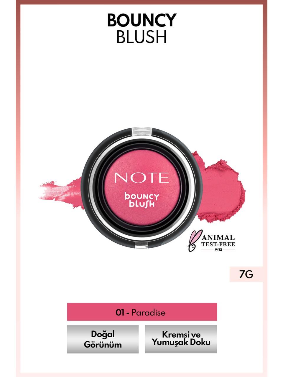 Note Bouncy Blush 01 Paradise