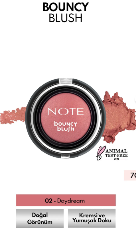 Note Bouncy Blush 02 Daydream