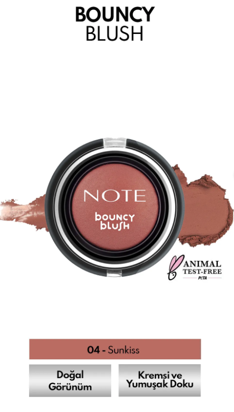 Note Bouncy Blush 04 Sunkiss