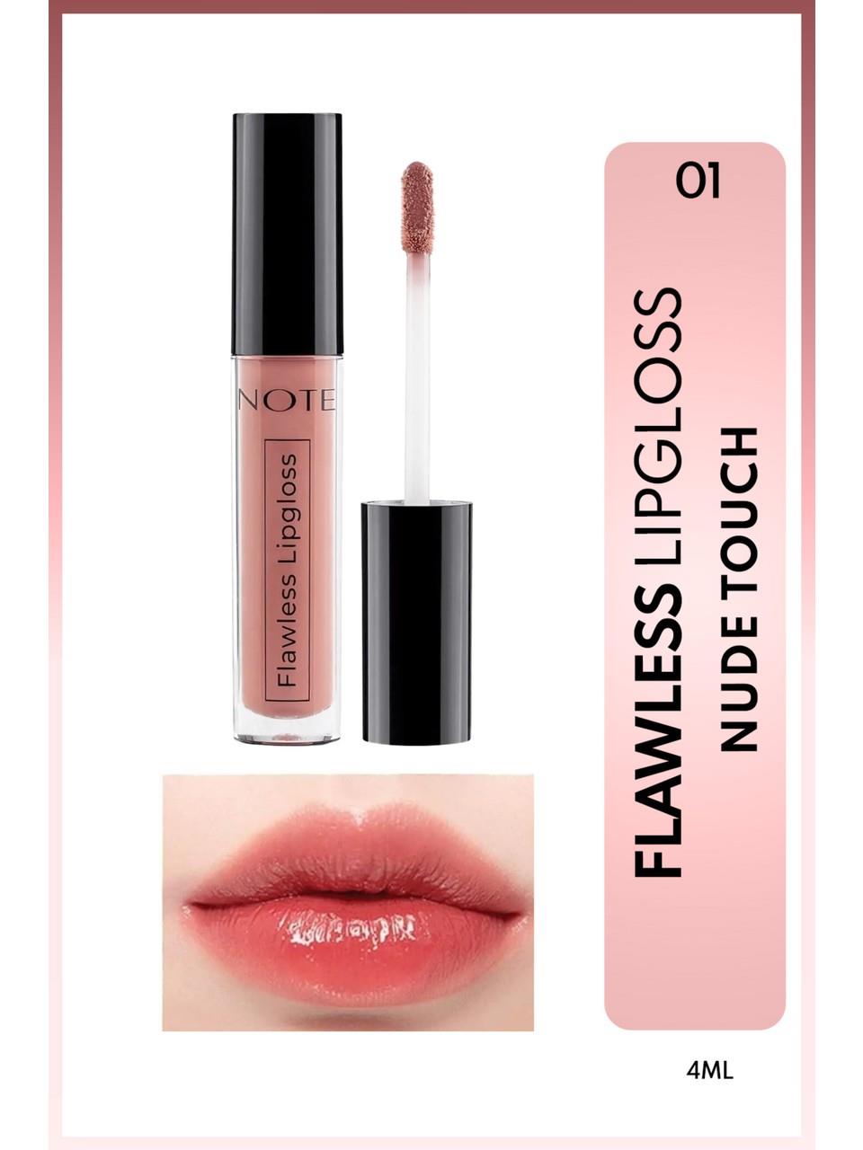 Note Flawless Lipgloss 01 Nude Touch