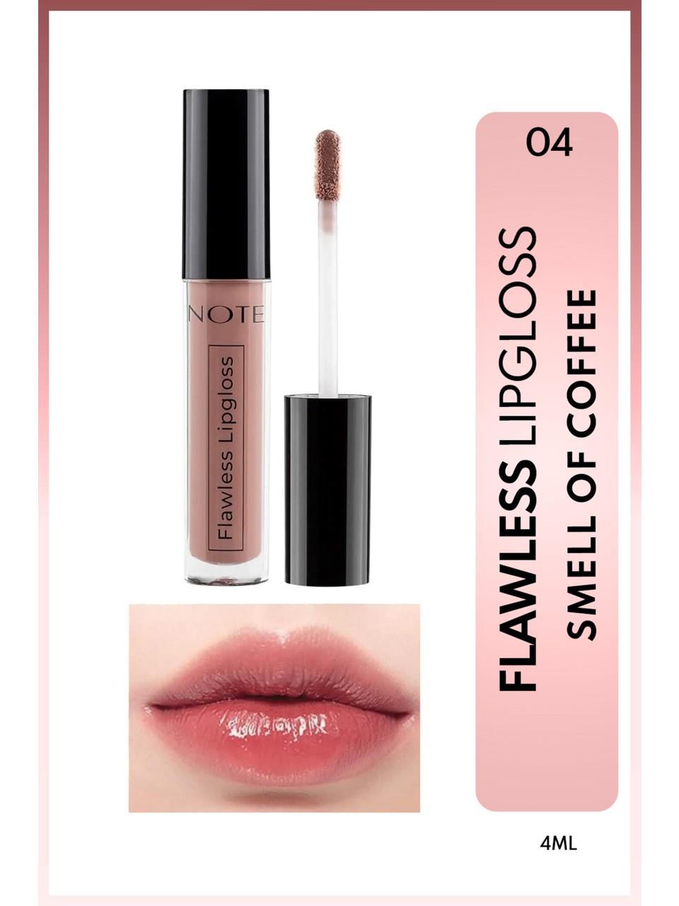 Note Flawless Lipgloss 04 Smeel Of Coffee