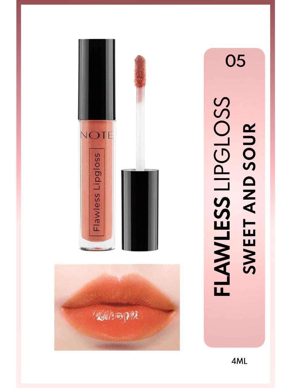 Note Flawless Lipgloss 05 Sweet&Sour