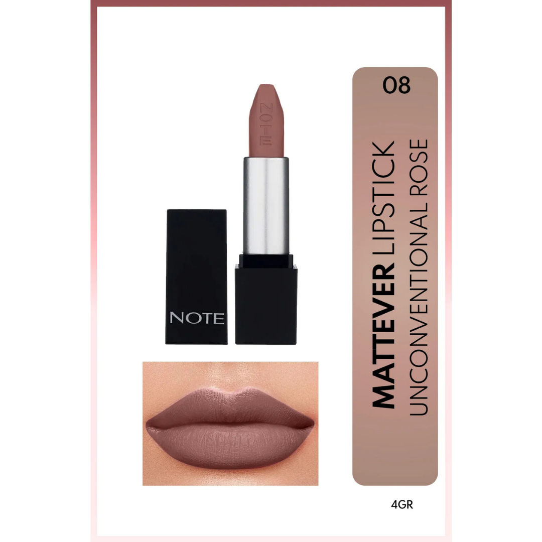 Note Mattever Lıpstıck 08 Unconventıonal Rose