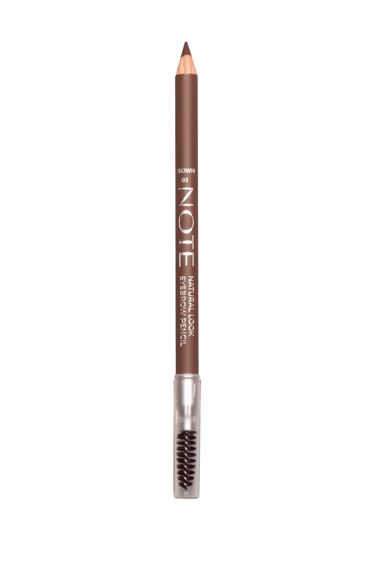 Note Natural Look Eyebrow Pencıl 03 Brown