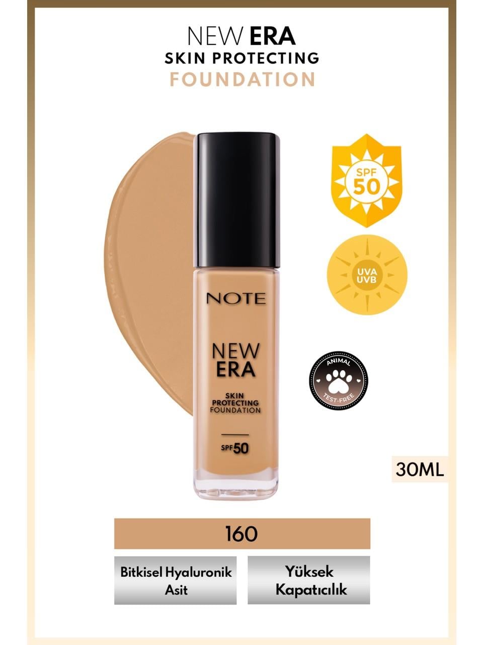 Note New Era Foundation 160 Warm Almond