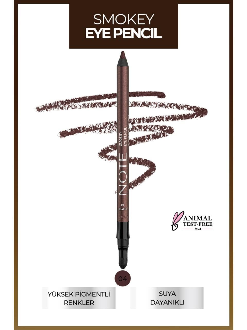 Note Smokey Eye Pencil 04 Copper