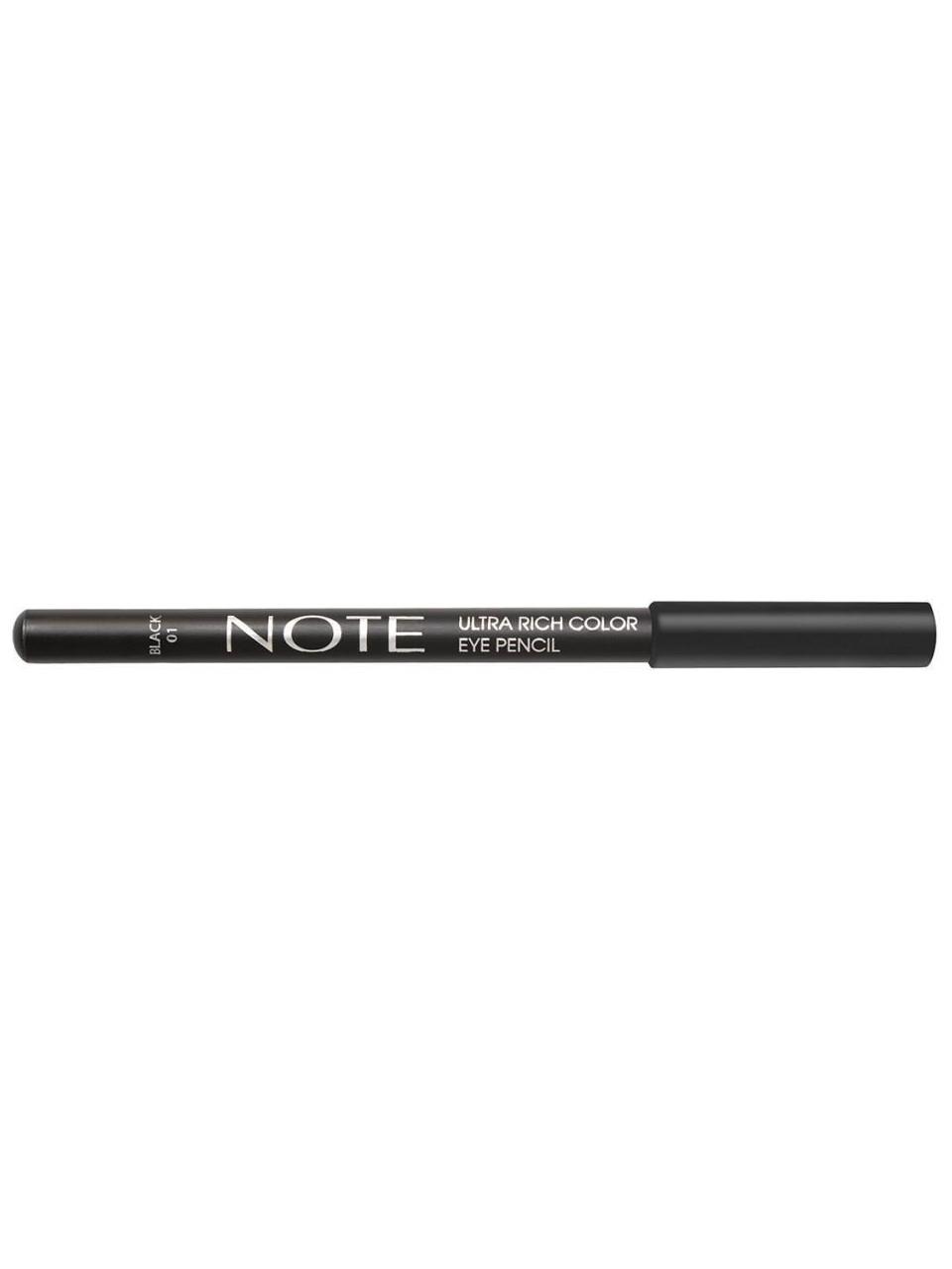Note Ultra Rich Color Eye Pencil 01 Black