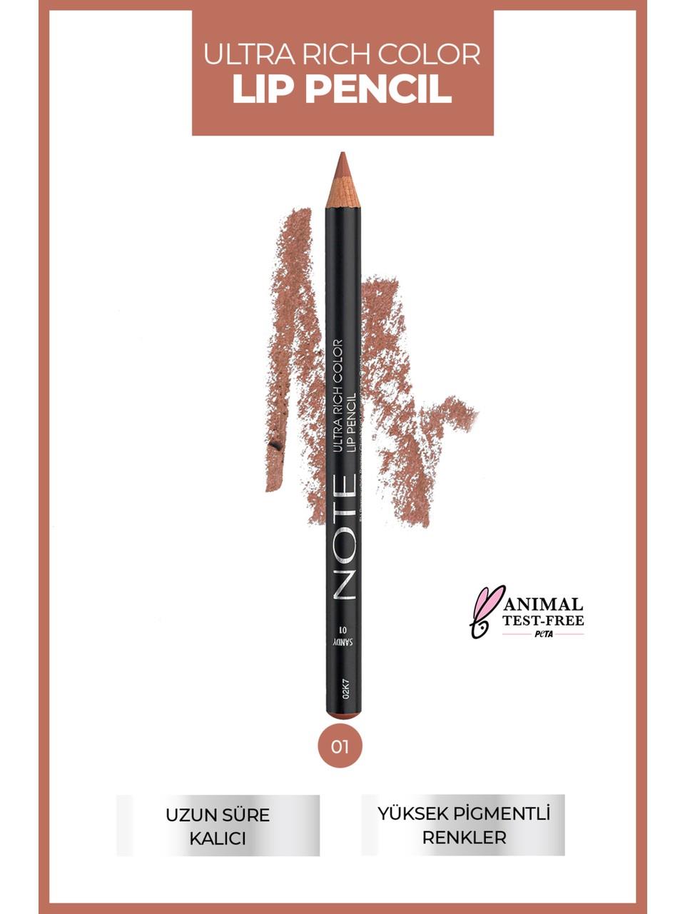 Note Ultra Rich Color Lip Pencil 01