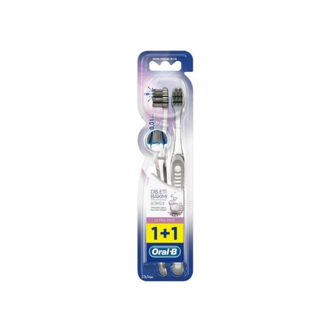 ORAL-B DİŞ ETİ BAKIMI GÜMÜŞ 1+1 DİŞ FIRÇASI