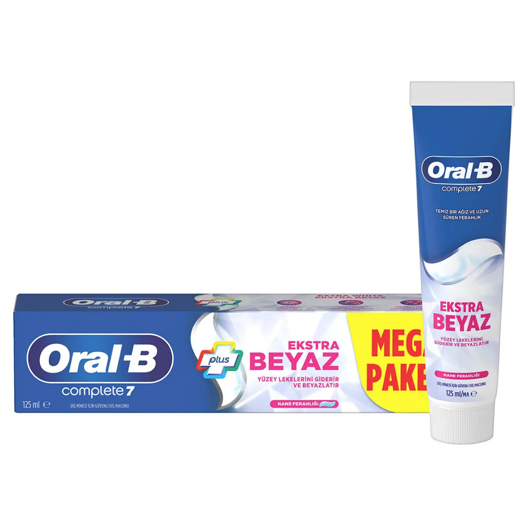 Oral-B Diş Macunu 125ml. Komple 7 Ekstra Beyaz