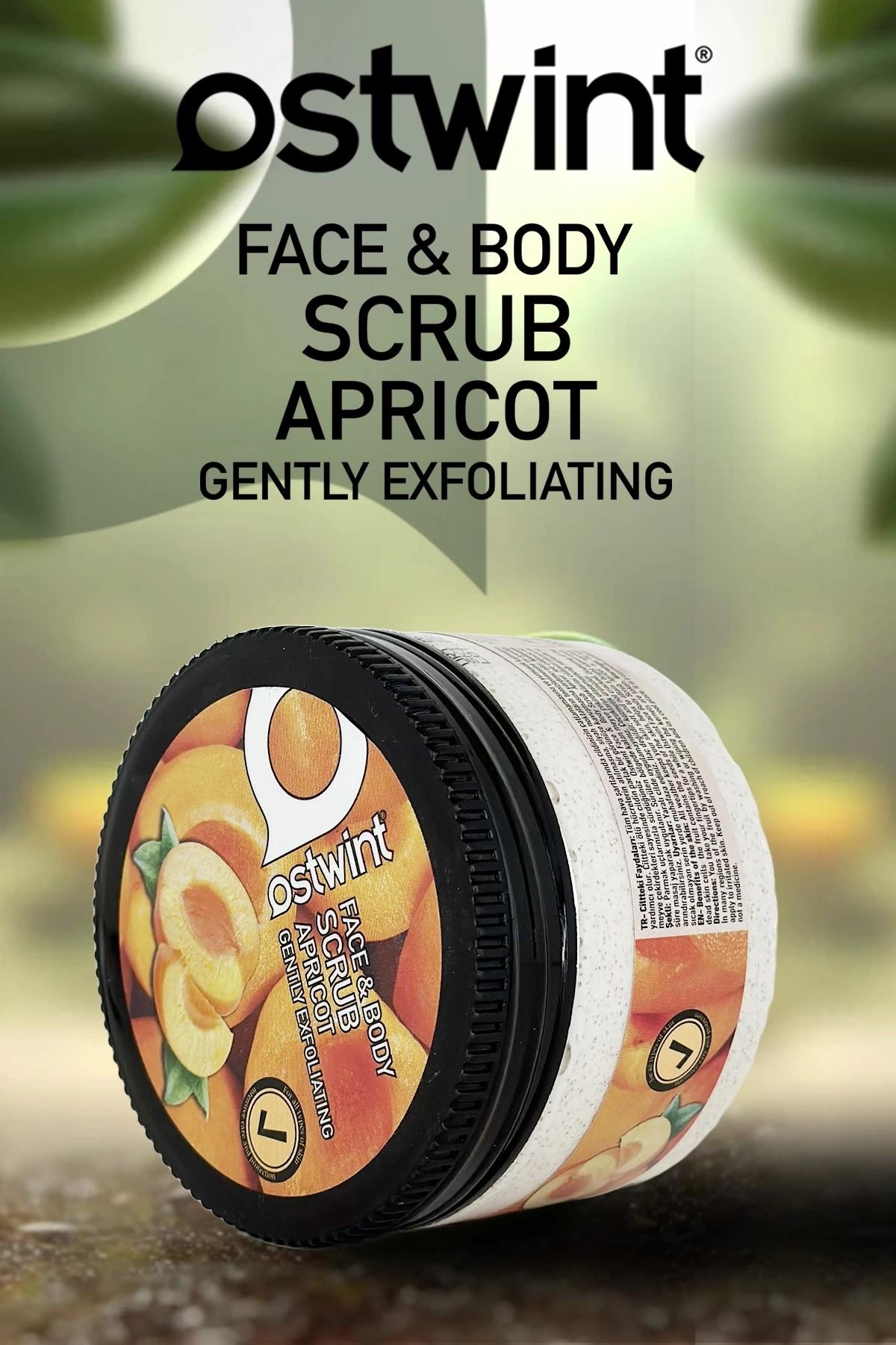 OSTWİNT FACE BODY SCRUB GEL APRICOD 300ML