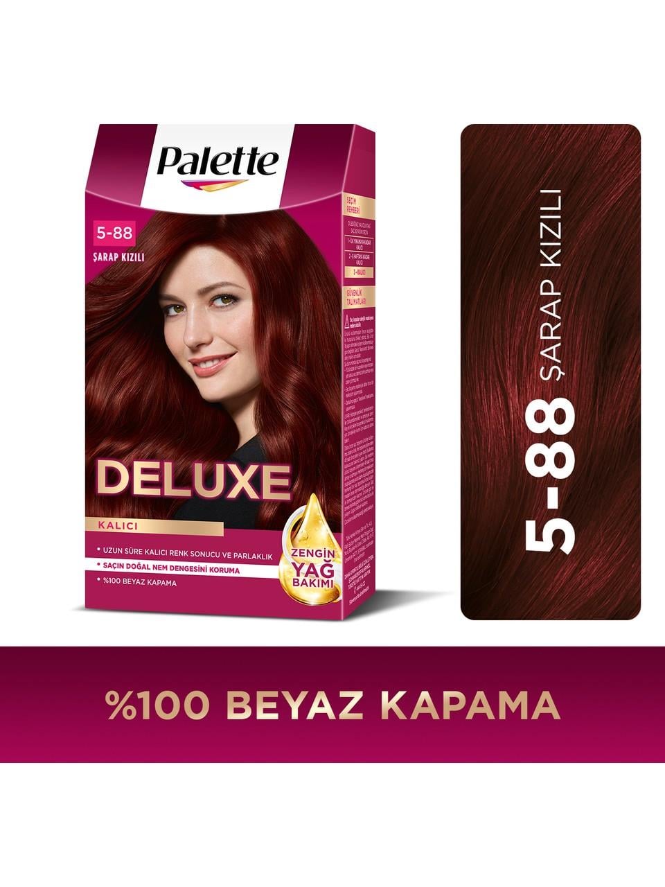 Palette Deluxe Set Boya 5-88 Şarap Kızılı