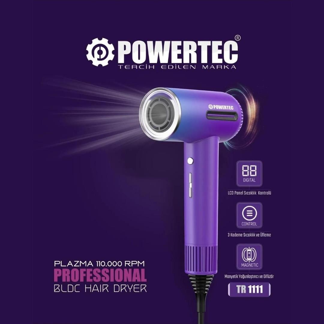 Powertec Plazma Kurutma Makinesi Tr-1111 Mor